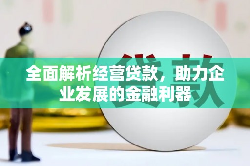 叠彩全面解析经营贷款，助力企业发展的金融利器