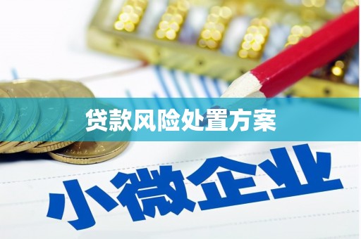 叠彩贷款风险处置方案