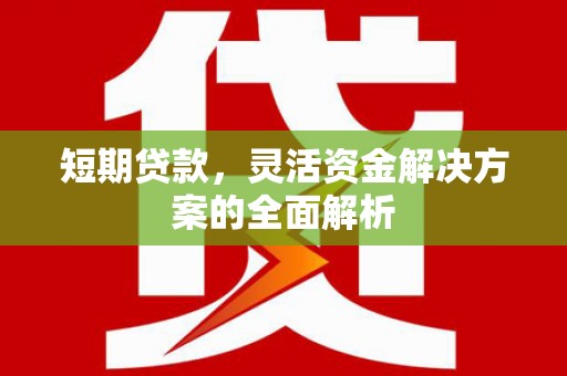 叠彩短期贷款，灵活资金解决方案的全面解析