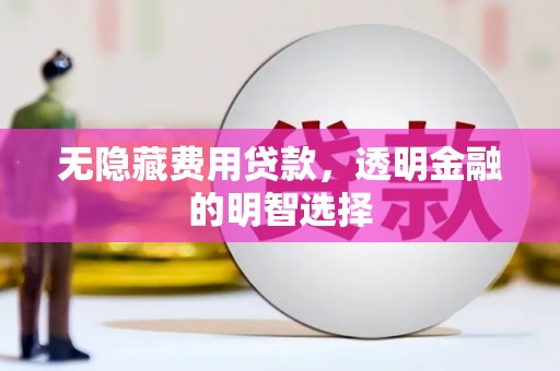 叠彩无隐藏费用贷款，透明金融的明智选择