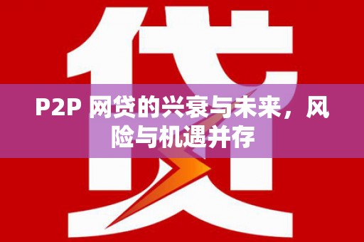 叠彩P2P 网贷的兴衰与未来，风险与机遇并存