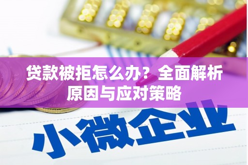 叠彩贷款被拒怎么办？全面解析原因与应对策略